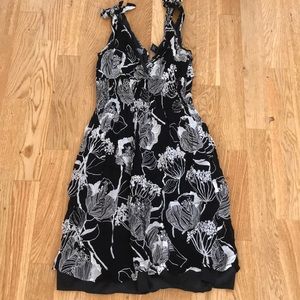 Medium Angie dress with tie shoulder straps.